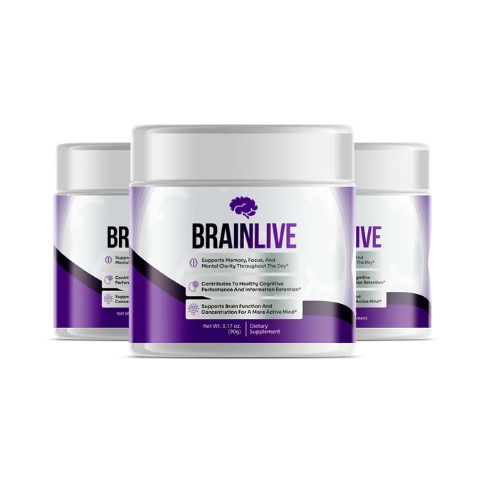 BrainLive three bottle pack